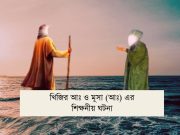 হযরত খিজির আঃ ও মূসা (আঃ) এর শিক্ষনীয় ঘটনা