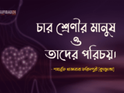 পৃথিবীতে চার শ্রেণীর মানুষ ও তাদের পরিচয়।