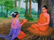 গৌতম বুদ্ধ ও এক স্ত্রীলোকের ঘটনা।