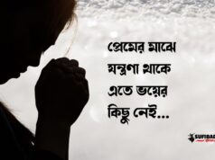 প্রেমের মাঝে যন্ত্রণা থাকে এতে ভয়ের কিছু নেই